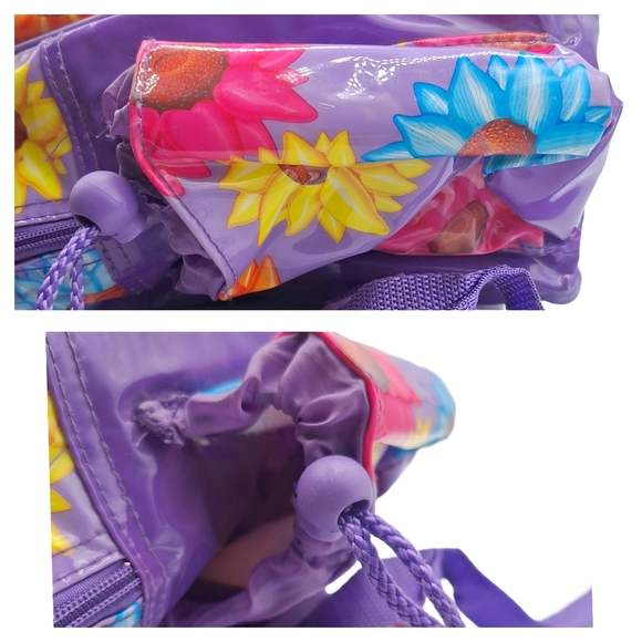 VTG Lisa Frank Sunflower Kittens Large Full-size Backpack - Picture 11 of 14